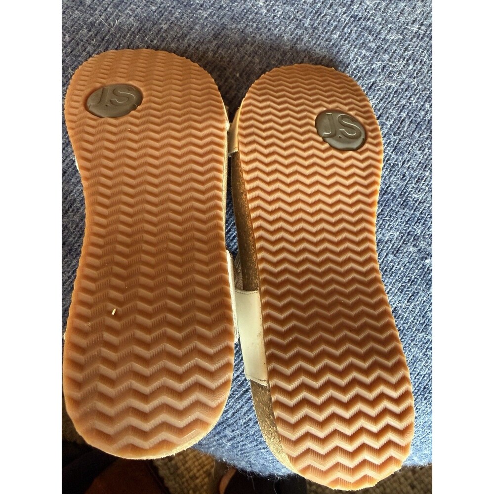 Josef Seibel Tonga 25 Adjustable Sandal White Leather Size EU 39, US 8-8.5 - Picture 8 of 11